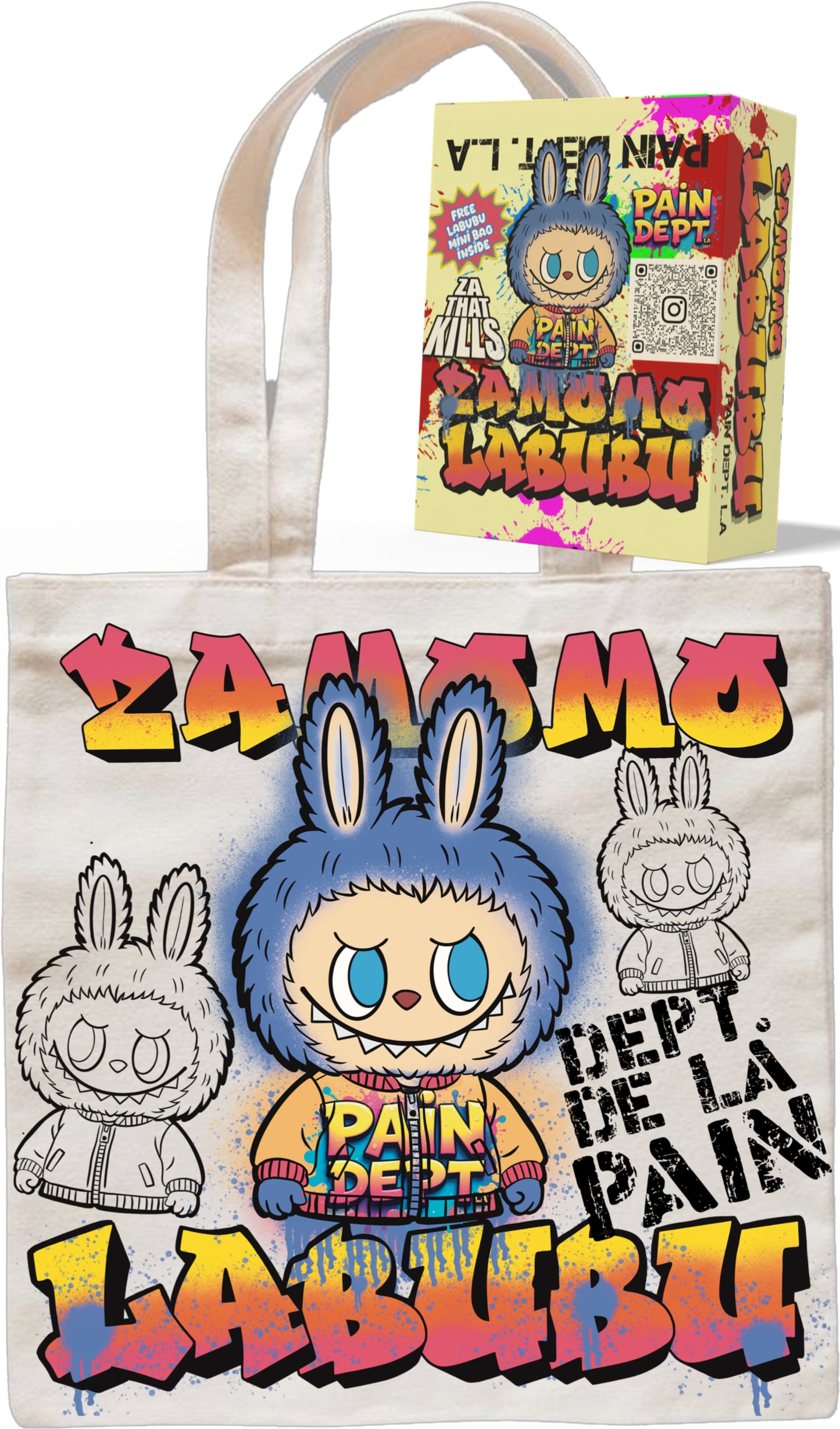 Zamomo Labubu Tote Bag - LIMITED EDITION